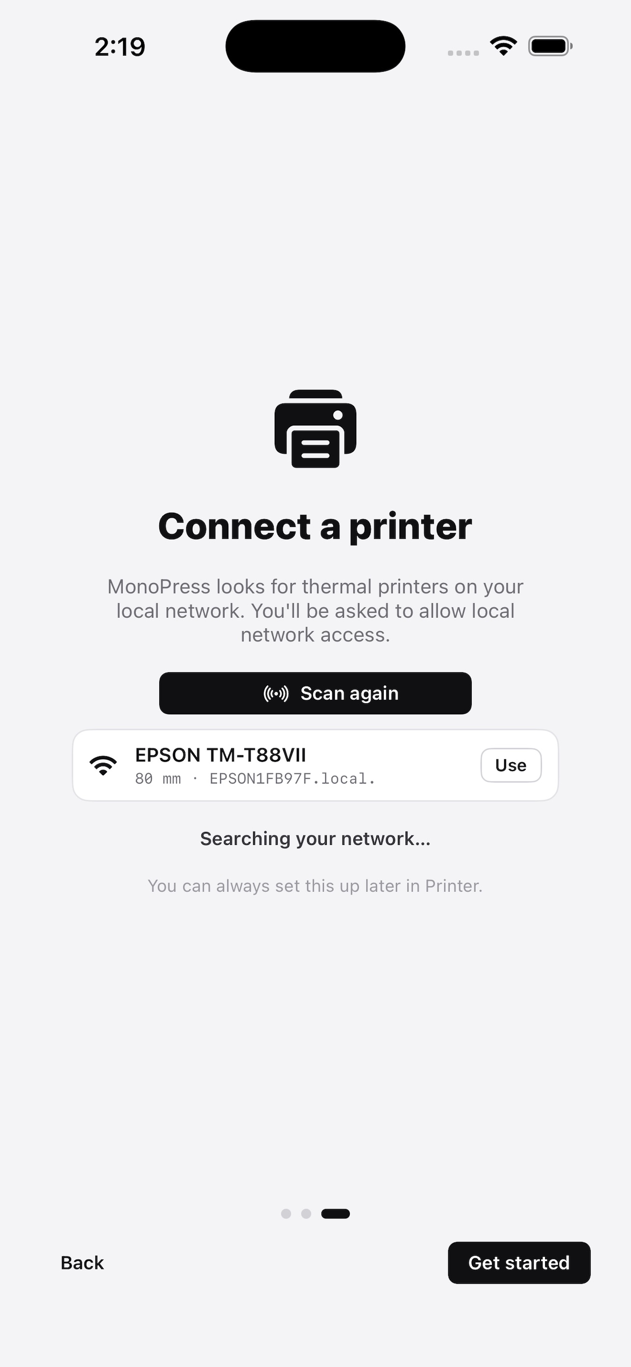 iPhone screenshot