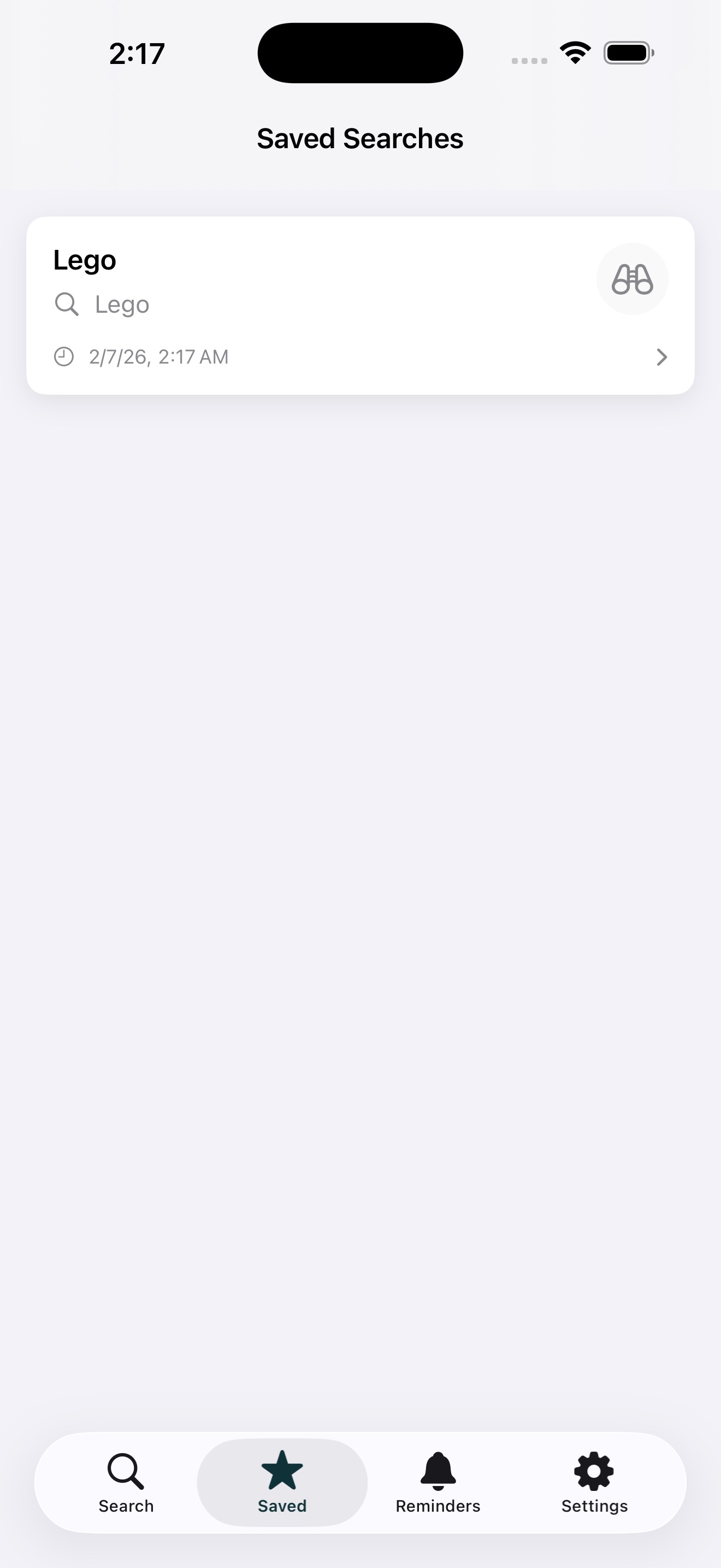 iPhone screenshot