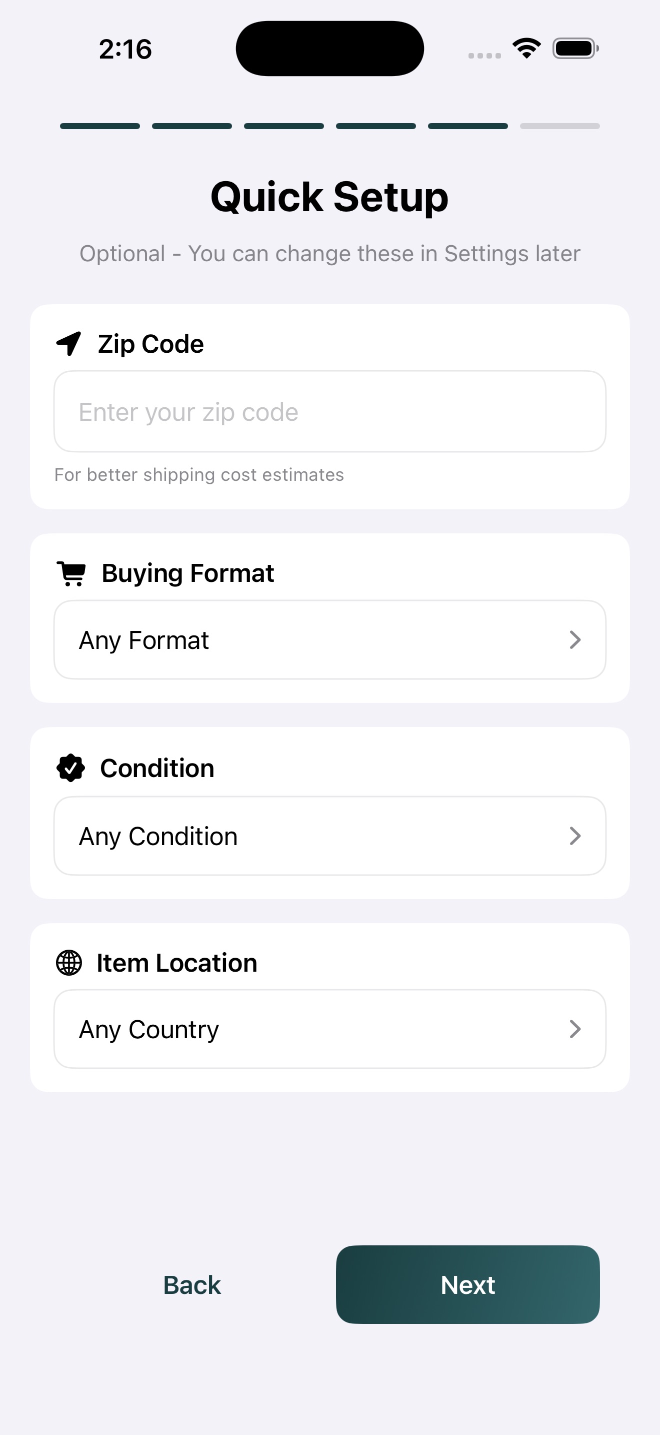 iPhone screenshot
