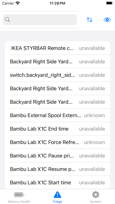 iPhone screenshot