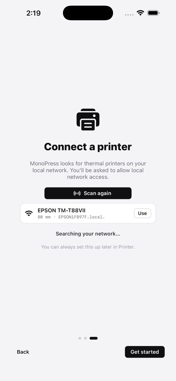MonoPress